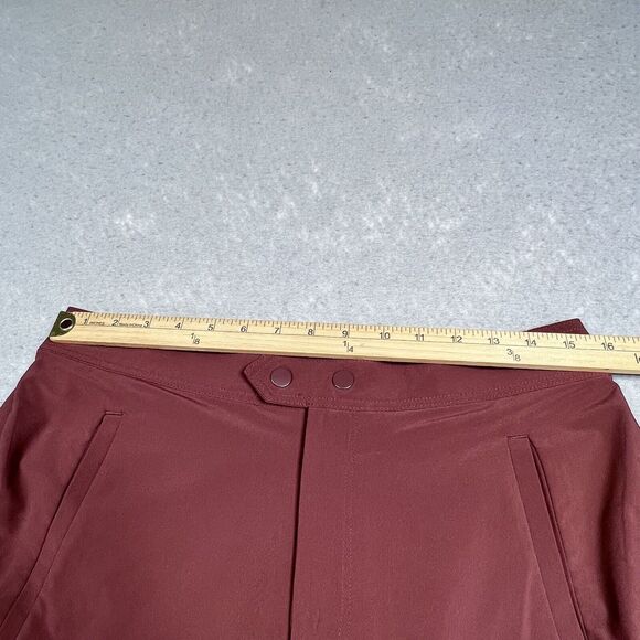 Athleta Pants Womens Size 8P Cognac Brown Uptown Ankle Pant Pockets S/530632-01 - Picture 7 of 14